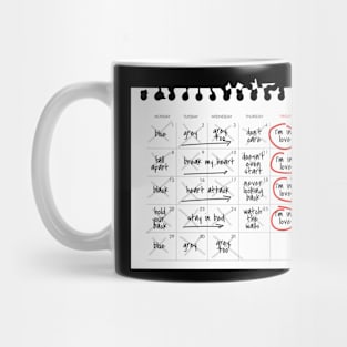 Friday I'm in love (M to S week) Mug